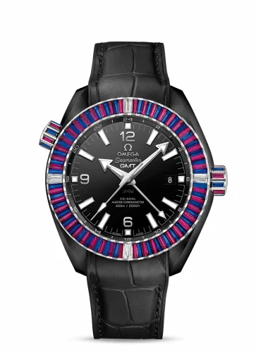 Omega Seamaster Planet Ocean 600M Co-Axial 45.5 Master Chronometer GMT Deep Black Sapphire 215.98.46.22.01.003 (21598462201003)